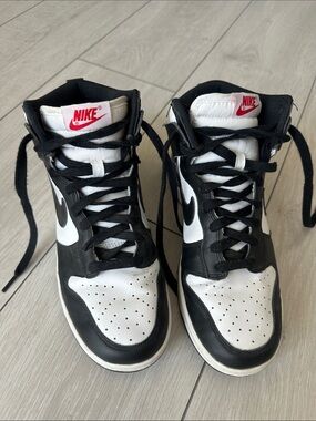Nike Black and White High-Top Sneakers